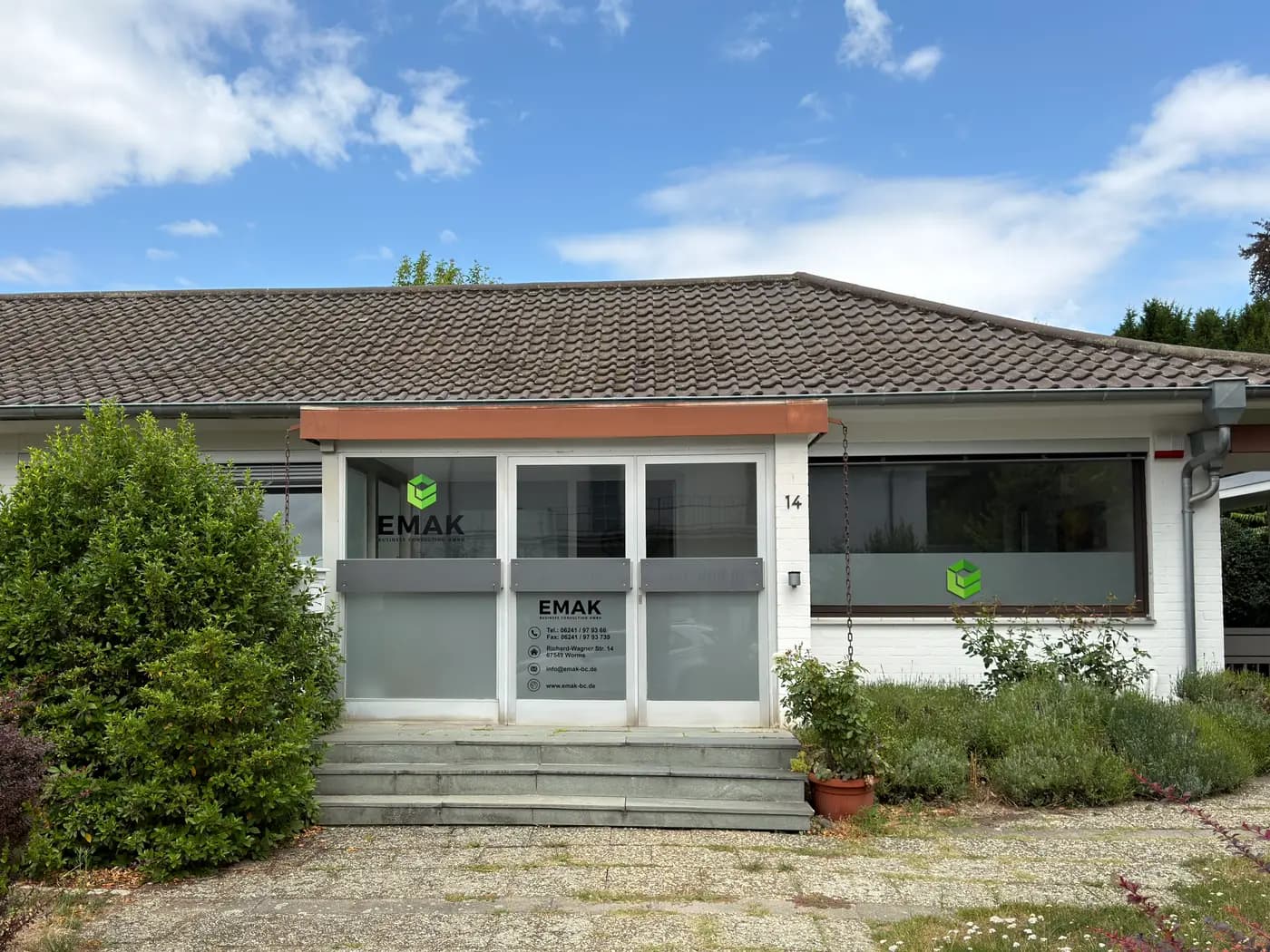 Bürogebäude von EMAK Business Consulting GmbH in der Richard-Wagner-Str. 14 in Worms